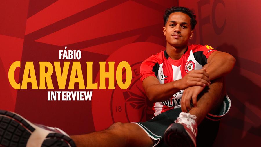 FÁBIO CARVALHO'S FIRST INTERVIEW AS A BRENTFORD PLAYER!