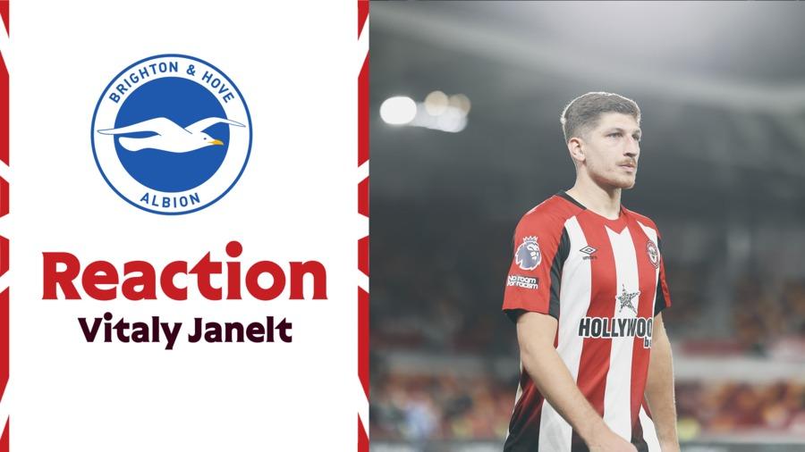 Reaction: Vitaly Janelt on draw against Brighton & Hove Albion